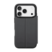 Rear view of the protective Laut MagFolio folio cover for iPhone 17 Pro Max in Black available at Tradeline.