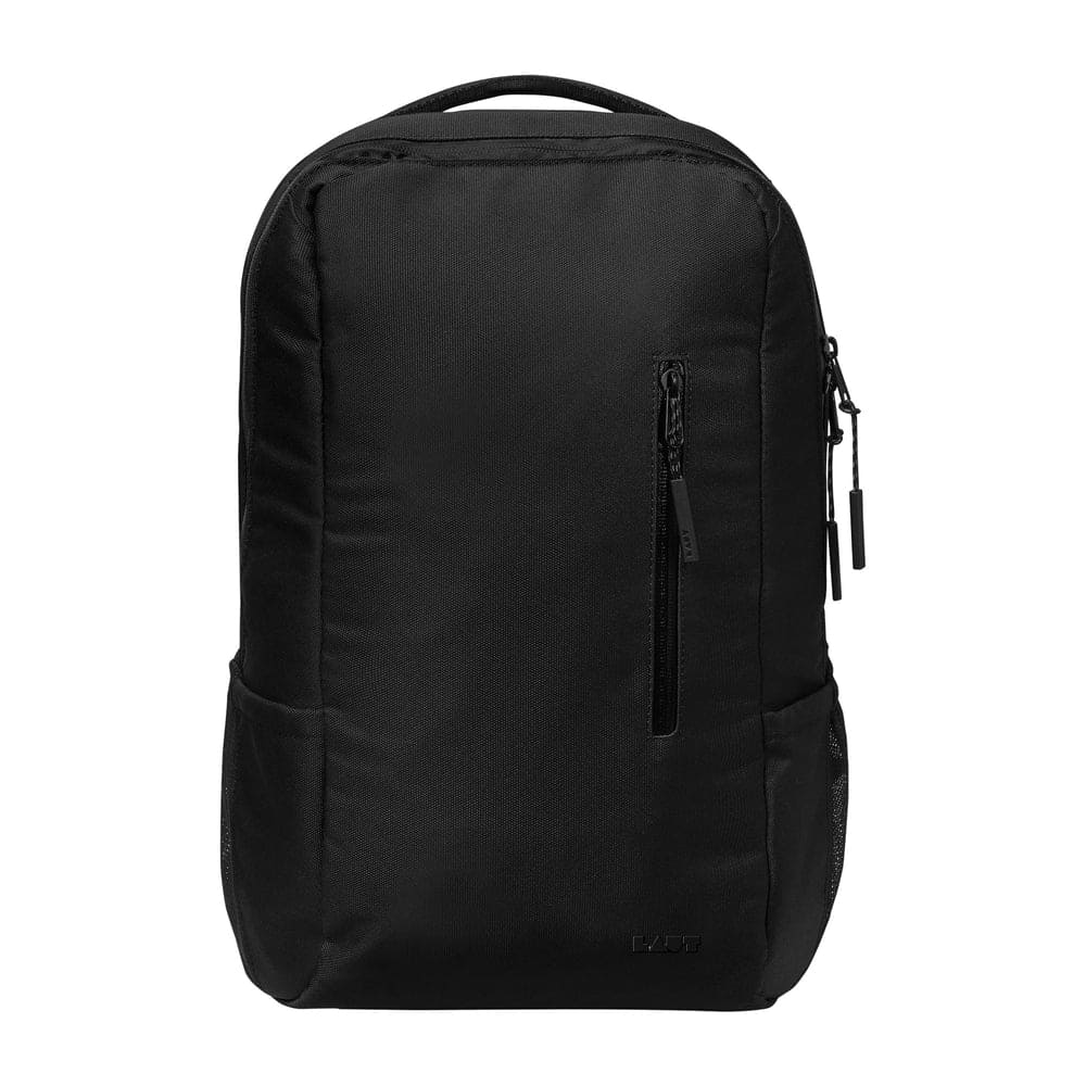 Front standing view of the large-capacity LAUT URBAN EXPLORER 24-liter backpack in Black matte available at Tradeline.