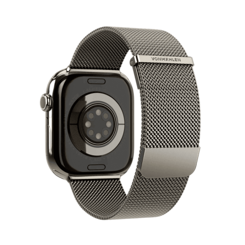 سوار فونماهلين ميلانيز لوب 2 لساعة أبل مقاس 40 / 41 / 42 ملم — رمل الصحراء (Vonmahlen Milanese Loop 2 for Apple Watch 40 | 41 | 42mm - Desert Sand)