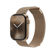 سوار فونماهلين ميلانيز لوب 2 لساعة أبل مقاس 40 / 41 / 42 ملم — ذهبي غروب الشمس (Vonmahlen Milanese Loop 2 for Apple Watch 40 | 41 | 42mm - Sunset Gold)