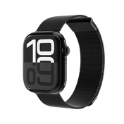سوار فونماهلين ميلانيز لوب 2 لساعة أبل مقاس 44 / 45 / 46 / 49 ملم — أسود (Vonmahlen Milanese Loop 2 for Apple Watch 44 | 45 | 46 | 49mm - Black)