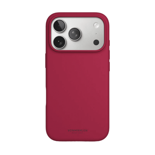 vonmahlen Soft Silicone Case iPhone 17 Pro Max - Dark Red