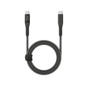 ENERGEA Flow 240W USB-C to USB-C Cable With Display 1.5M - BLACK