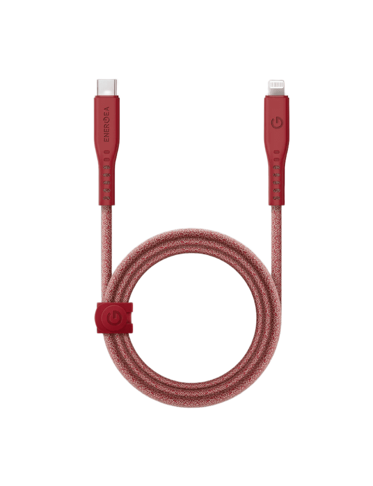 ENERGEA Flow Lightning to USB-C Cable 1.5M - RED