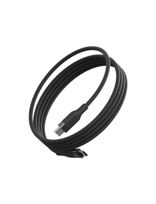 ENERGEA HELIX 100W USB-C to USB-C Magnetic Fast Charging Cable 1.5M - BLACK