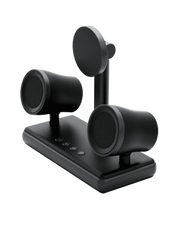 ENERGEA MagAudio Stand Qi2 Certified Wireless Charging & Audio Stand - GUNMETAL