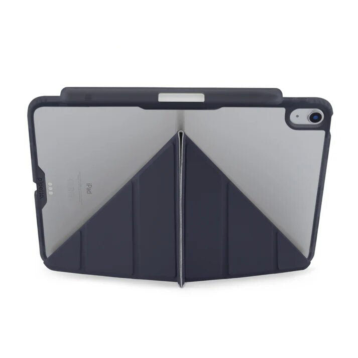 Pipetto iPad Air 11 (2024) / iPad Air 10.9 (2022/2020) Origami No3 Pencil Case - Dark Blue